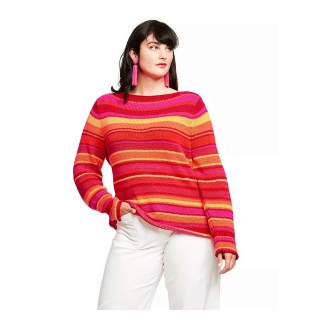 Isaac Mizrahi for Target colorful striped sweater